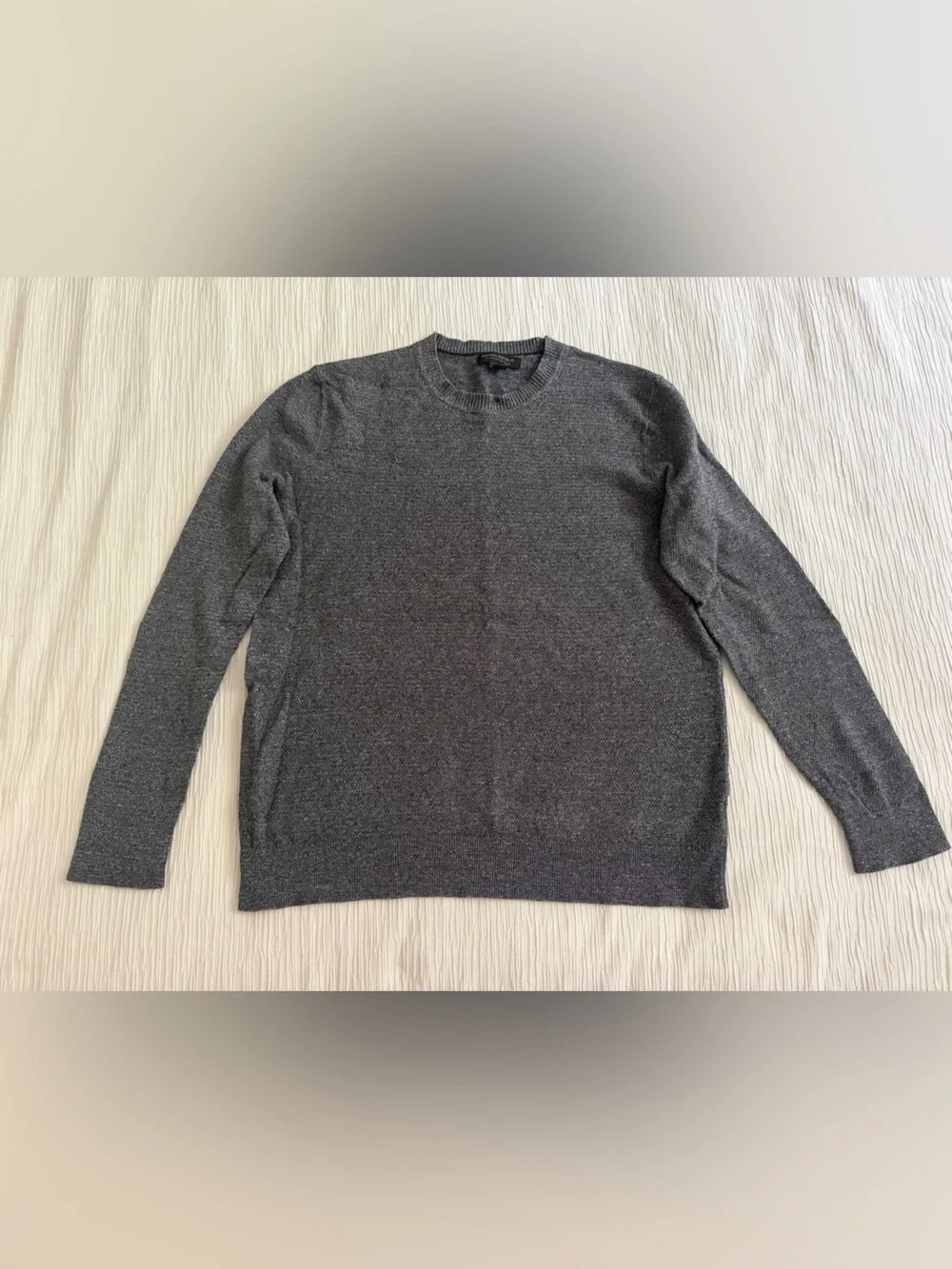 Banana Republic Men's Crewneck Sweater - Charcoal Gray